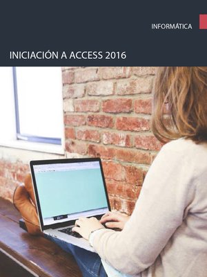 cover image of Iniciación a Access 2016